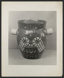 Large pottery Vase, Tiahuanaco, from Pachacamac