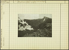 Martinique. Aspect du cratère de la montagne Pelée en 1902