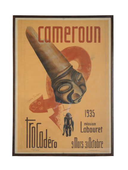 Affiche pour l’exposition « Cameroun. Mission Labouret » au musée d’ethnographie du Trocadéro