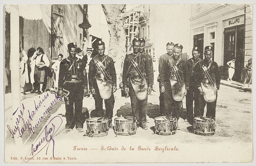 Tunis - Soldats de la Garde Beylicale