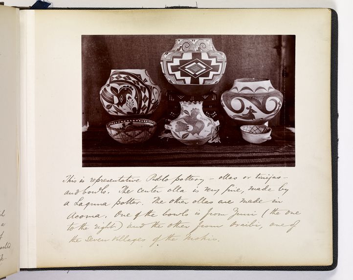 This is representative Pueblo pottery - ollas or tinijas - and bowls
