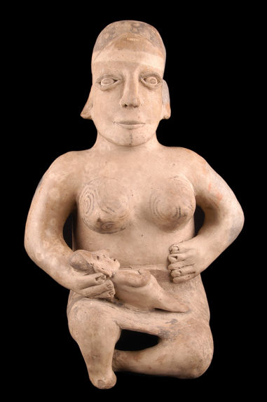 Statuette anthropomorphe : maternité