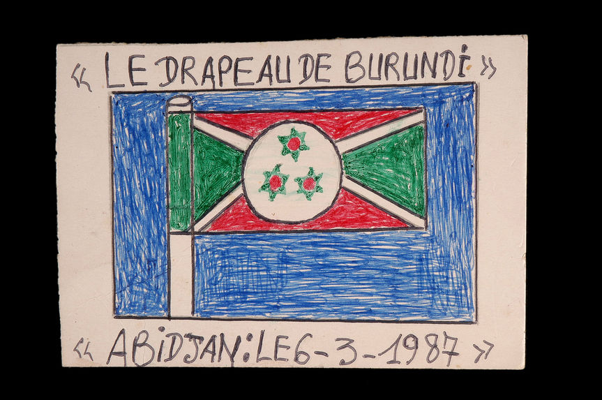 Dessin : Le drapeau de Burundi
