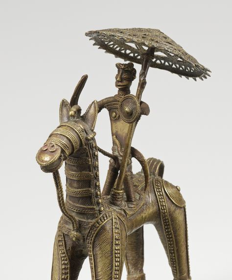 Statuette du dieu-cavalier Khandoba