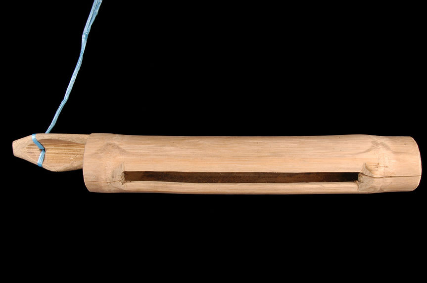 Tambour de bois à fente
