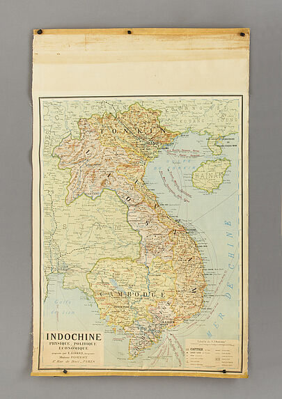 Carte de l'Indochine