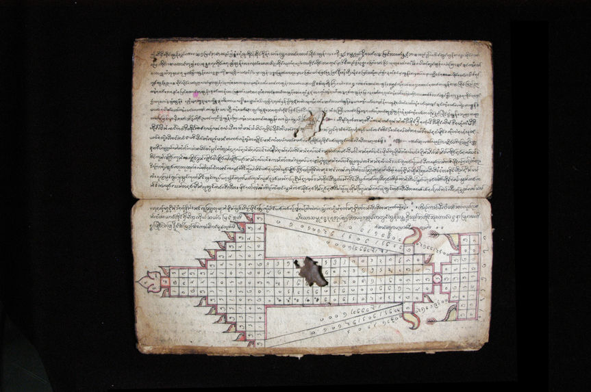 Manuscrit rituel illustré