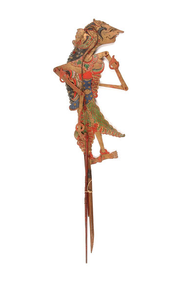 Figure de wayang kulit : Dewi Jembawati Bini Kresna Raja Meralaya