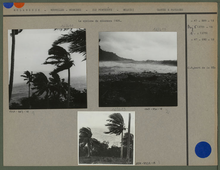 Le cyclone de décembre 1935