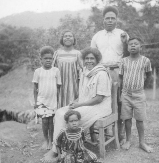 Le chef Kowi et sa famille