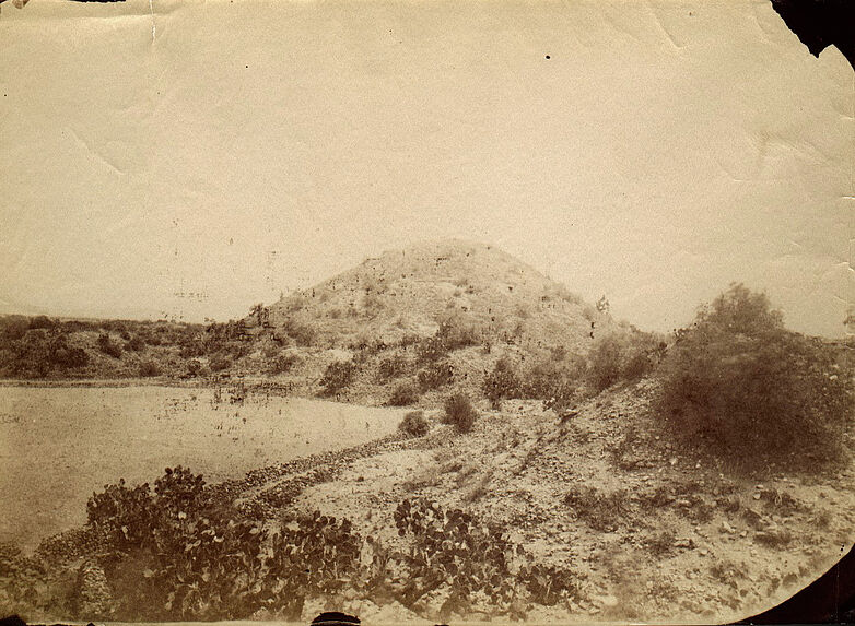 San Juan de Teotihuacan. Pyramide de la lune