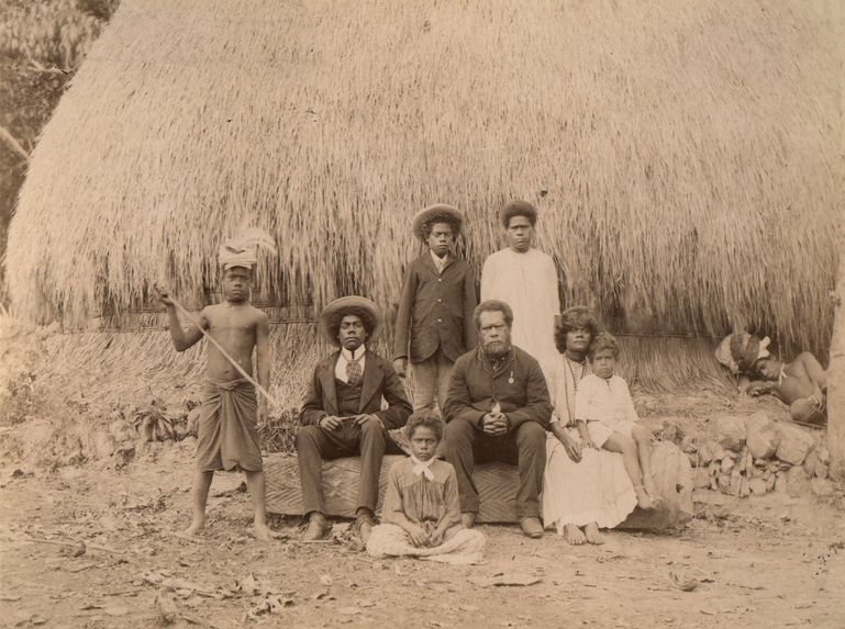 Le chef néo-calédonien Philippe et sa famille
