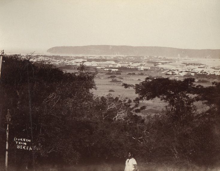 Vue de Durban prise de Berea