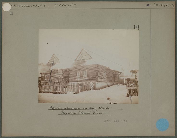 Maison slovaque en bois blindé