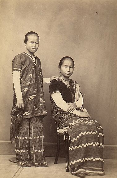 Femmes Shan, émigrées à Rangoon