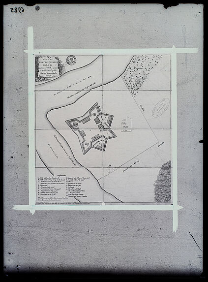 Plan du fort Le Quesne