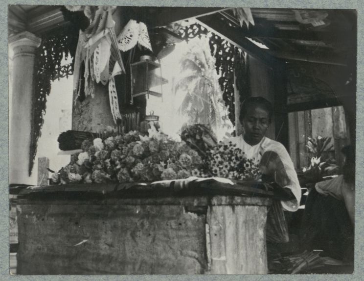 Marchande de fleurs