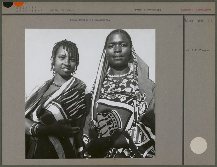 Femme Bantou et Mnyamwezi