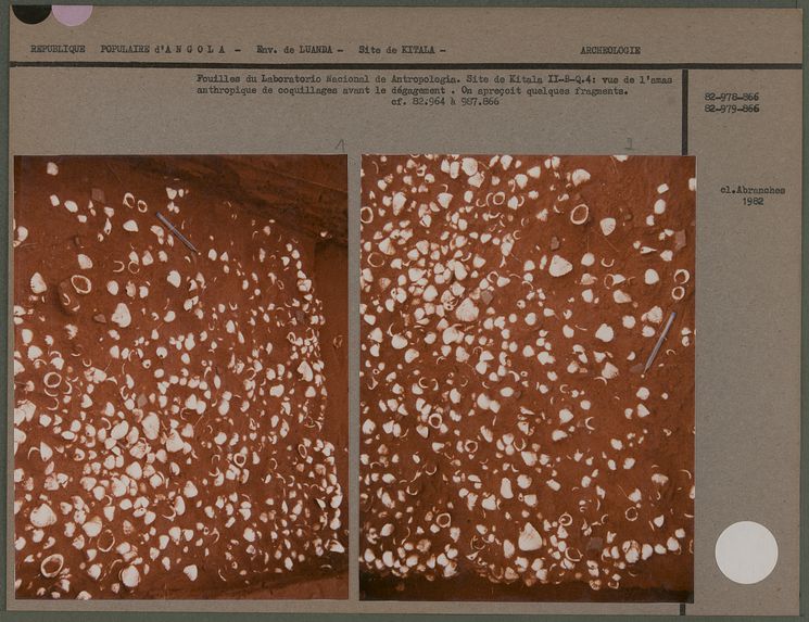 Fouilles du Laboratorio Nacional de Antrologia. Site de Kitala II-B-Q.4