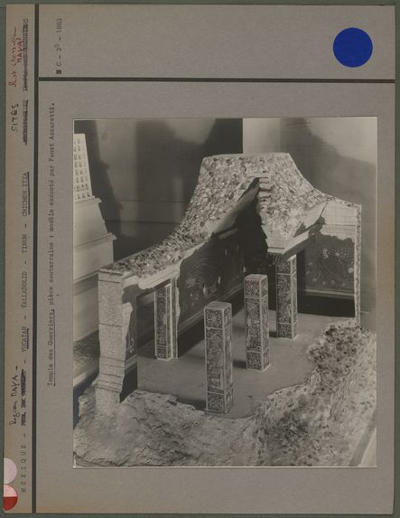 Maquette de la chambre souterraine du temple des Guerriers