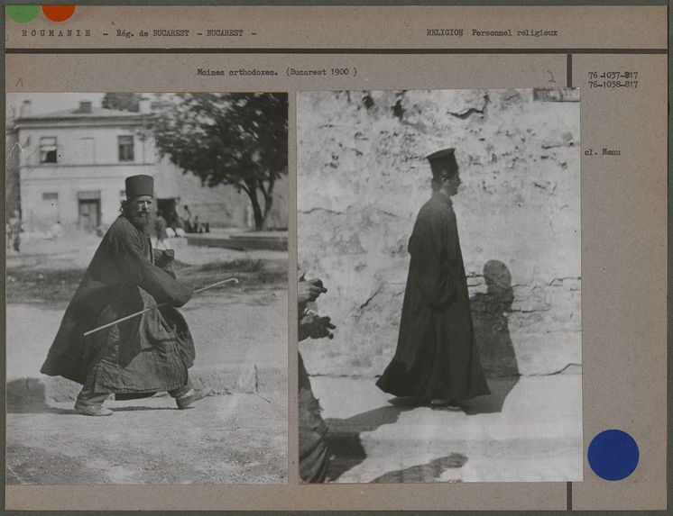 Moine orthodoxe (Bucarest 1900)