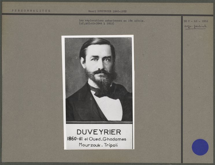 Henri Duveyrier 1840-1892