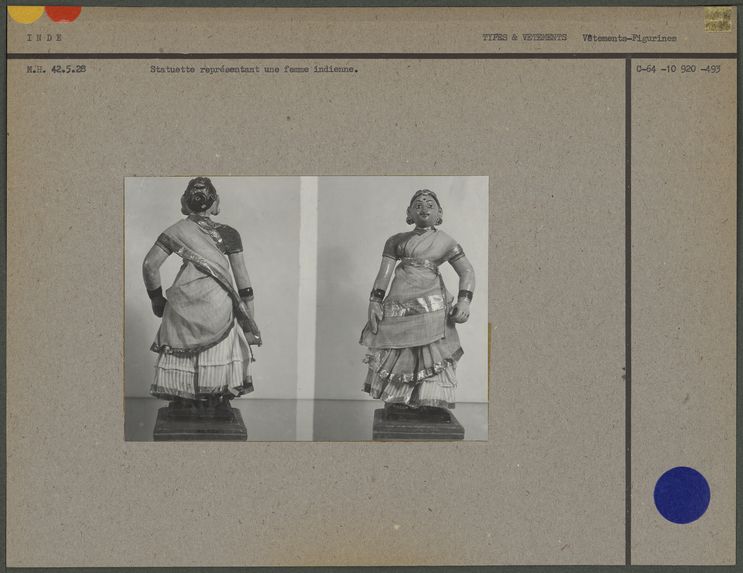 Statuette représentant une femme indienne