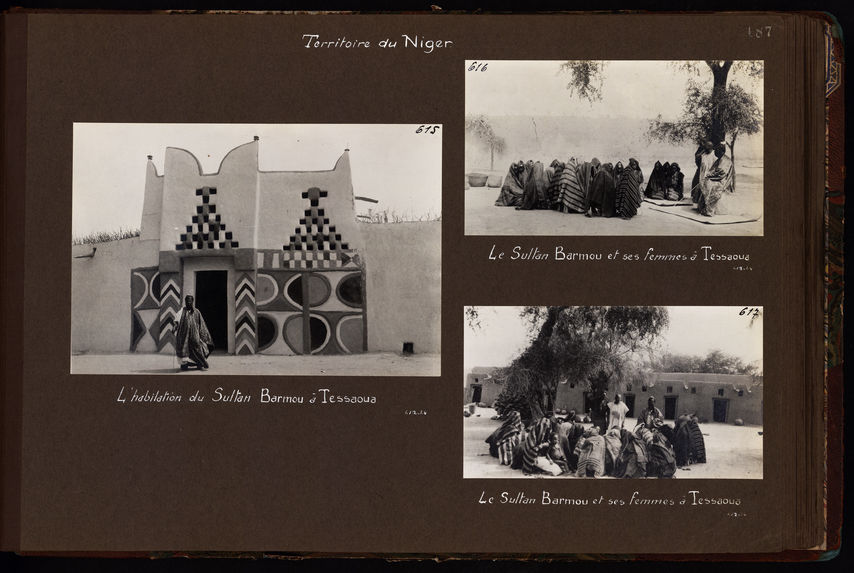 Le sultan Barmou et ses femmes à Tessaoua