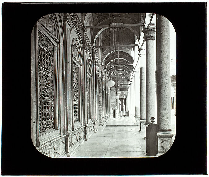 Le Caire. Mosquée Mohammed-Ali. Colonnade