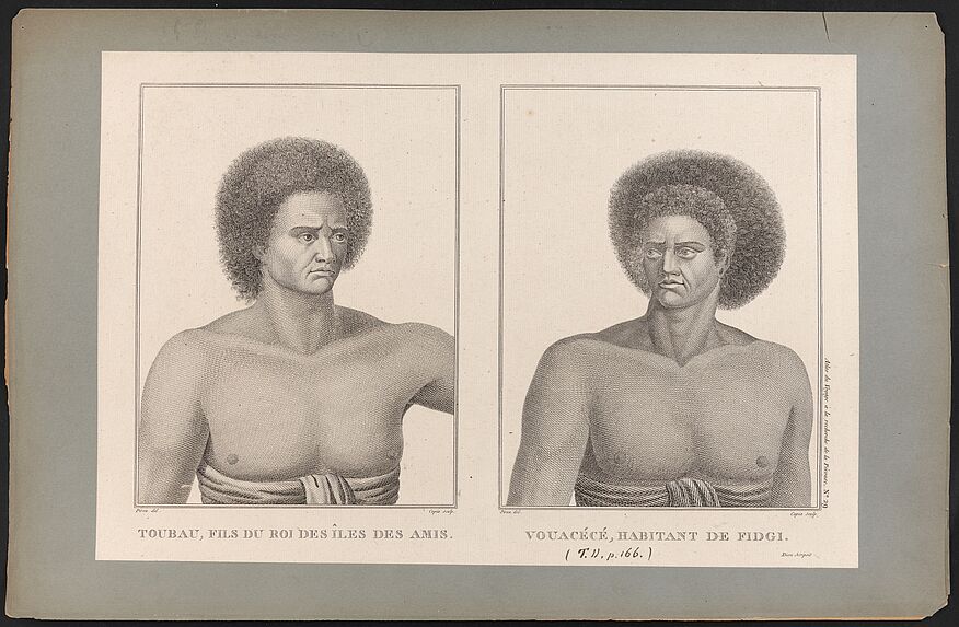 Toubau, fils du Roi des Iles des Amies. Vouacécé, habitant de Fidgi