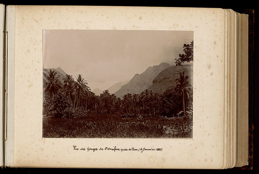 Vue des gorges de l'Orofero