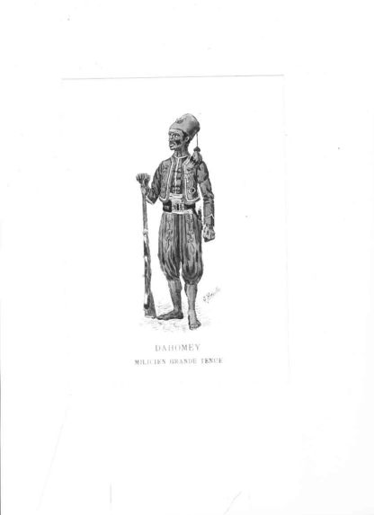 Dahomey - Milicien grande tenue