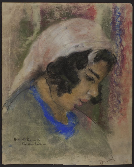 Portrait de femme tunisienne, Sidi Bou Saïd