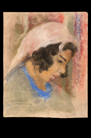 Portrait de femme tunisienne, Sidi Bou Saïd