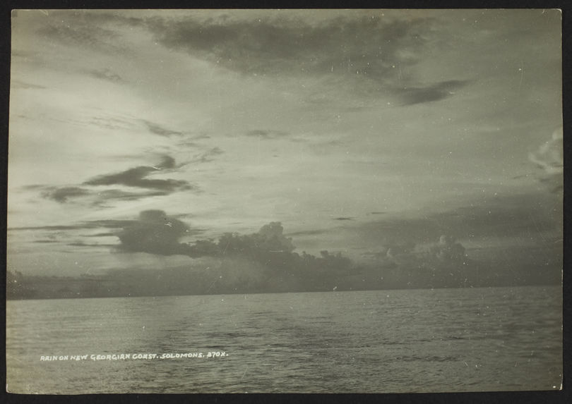 Rain on new Georgian Coast - Solomons