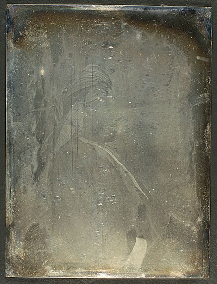 Photographie du verso du daguerréotype n°PM000070: Arabe de Zanzibar