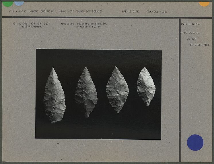 Armatures foliacées en chaille