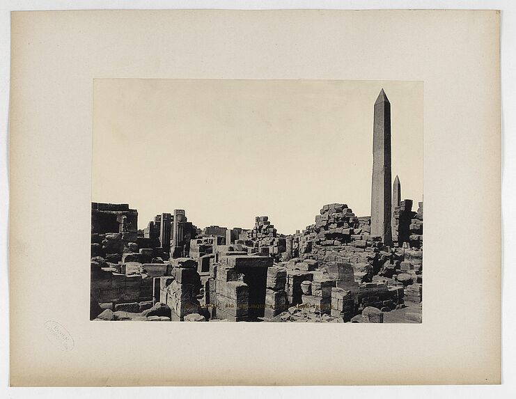 528. Karnak. Big obelisque at the Amon temple