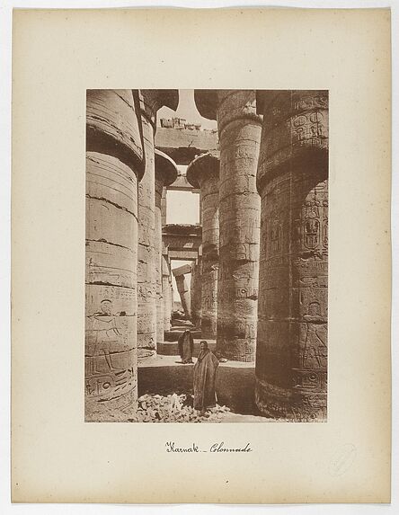 Karnak. Colonnade