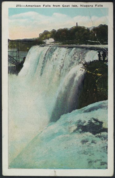 American falls from Goat Isle, Niagara Falls