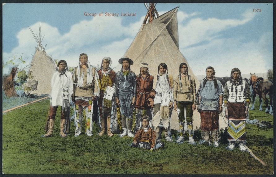 Group of Stoney Indians
