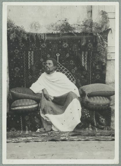 Sans titre [portrait du ras Makonnen en Ethiopie]