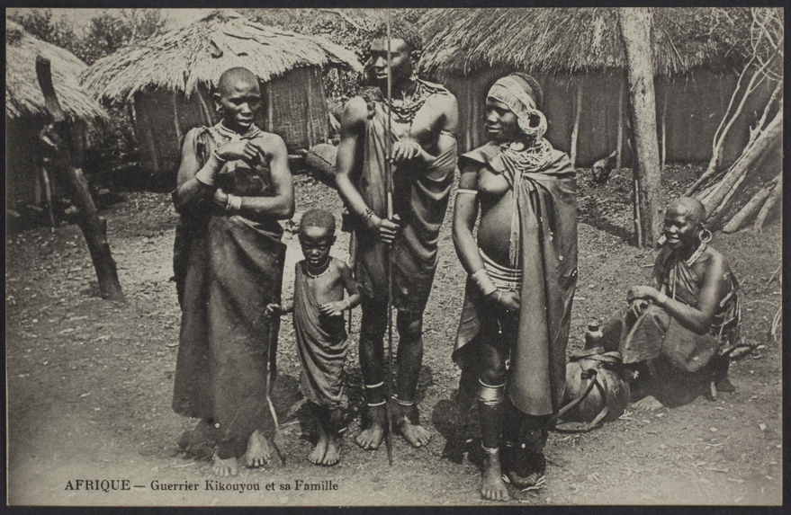 Guerrier Kikouyou et sa famille