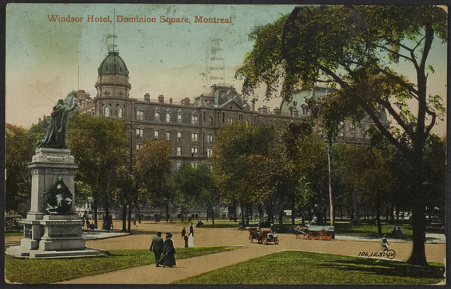 Windsor Hotel, Dominion Square, Montreal