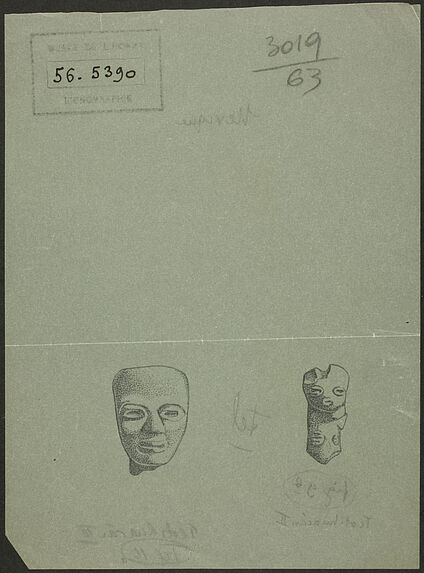 Fig. 9 b. Teotihuacan II. Fig. 10 a. Teotihuacan III. Mexique