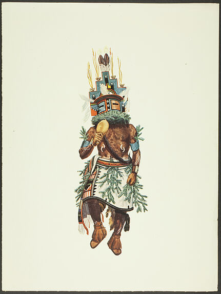 Collection d'Aumale. N° 231. Katchinas des indiens des Pueblos