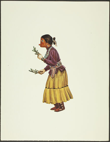 Collection d'Aumale. N° 231. Katchinas des indiens des Pueblos