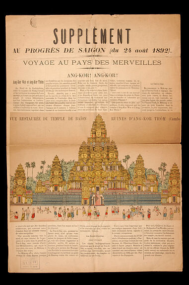 Supplément au Progrès de Saïgon (du 24 août 1892) : Voyage aux pays des merveilles :  Ang-kor ! Ang-kor !