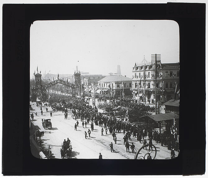 Santiago. Débouché de l'Alameda