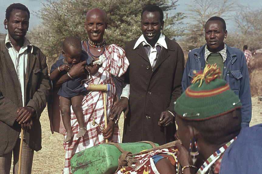 Sans titre [portrait de groupe de Maasaï]